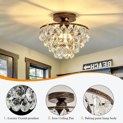 OLUZO 9.84" Modern Ceiling Lights