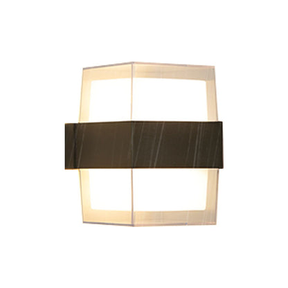 OLUZO 3.5” Modern square outdoor wall lamp