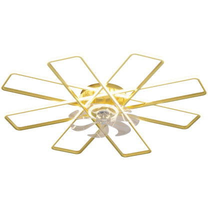 OLUZO 41" American Style Ceiling Fan with Lights