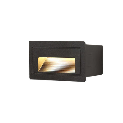 OLUZO 3.3“ Minimalist outdoor recessed outdoor wall lamp