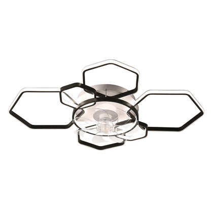 OLUZO 40" Ceiling Light with Fan Modern【get 30% coupon , buy on amz with code】