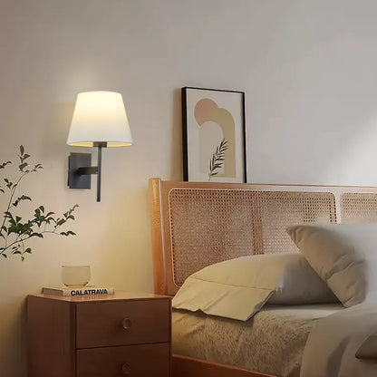 OLUZO 8.6 "Modern minimalist bedside wall lamp