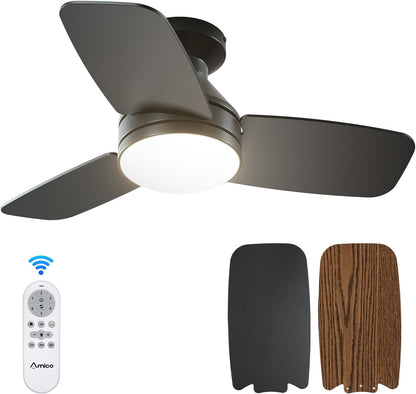 OLUZO 30“ Modern low specification Ceiling Fan