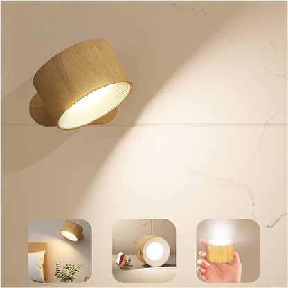 OLUZO 2.55” 360°Rotate Wall Lights