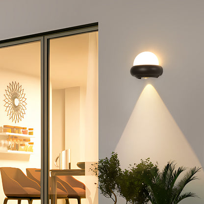 OLUZO 4.9“ Modern waterproof outdoor wall lamp