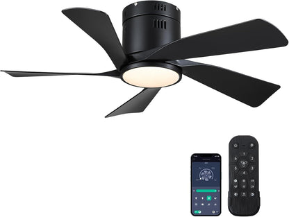 OLUZO 36” Unique design Ceiling Fan