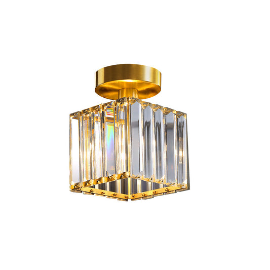 OLUZO 5.5” Light luxury crystal Ceiling Lights