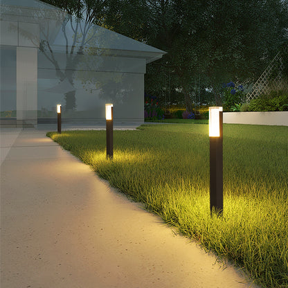 OLUZO 26.7”Waterproof courtyard Outdoor Lights