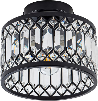 OLUZO 9.05“ Modern crystal Ceiling Lights