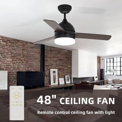 OLUZO 48" Minimalist Straight Blade Fan