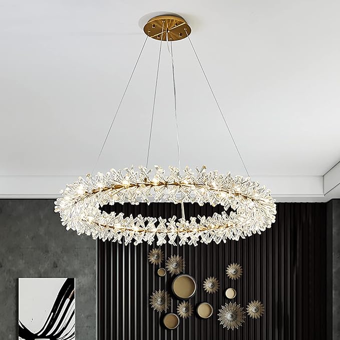 OLUZO 15.7" Nordic Modern Chandelier