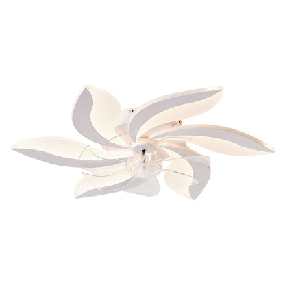 OLUZO 27" Low Profile Ceiling Fans with Lights and Remote