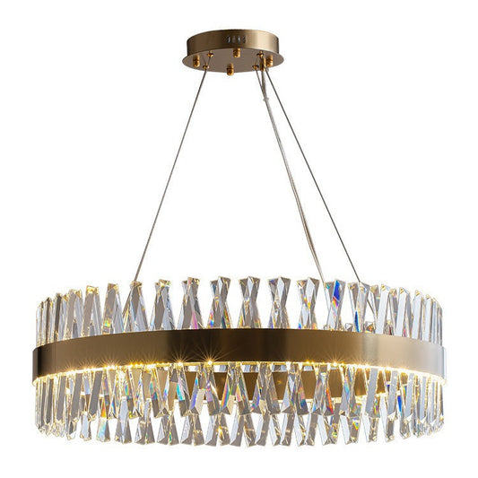 OLUZO 23.6“ Modern crystal Ceiling Lights